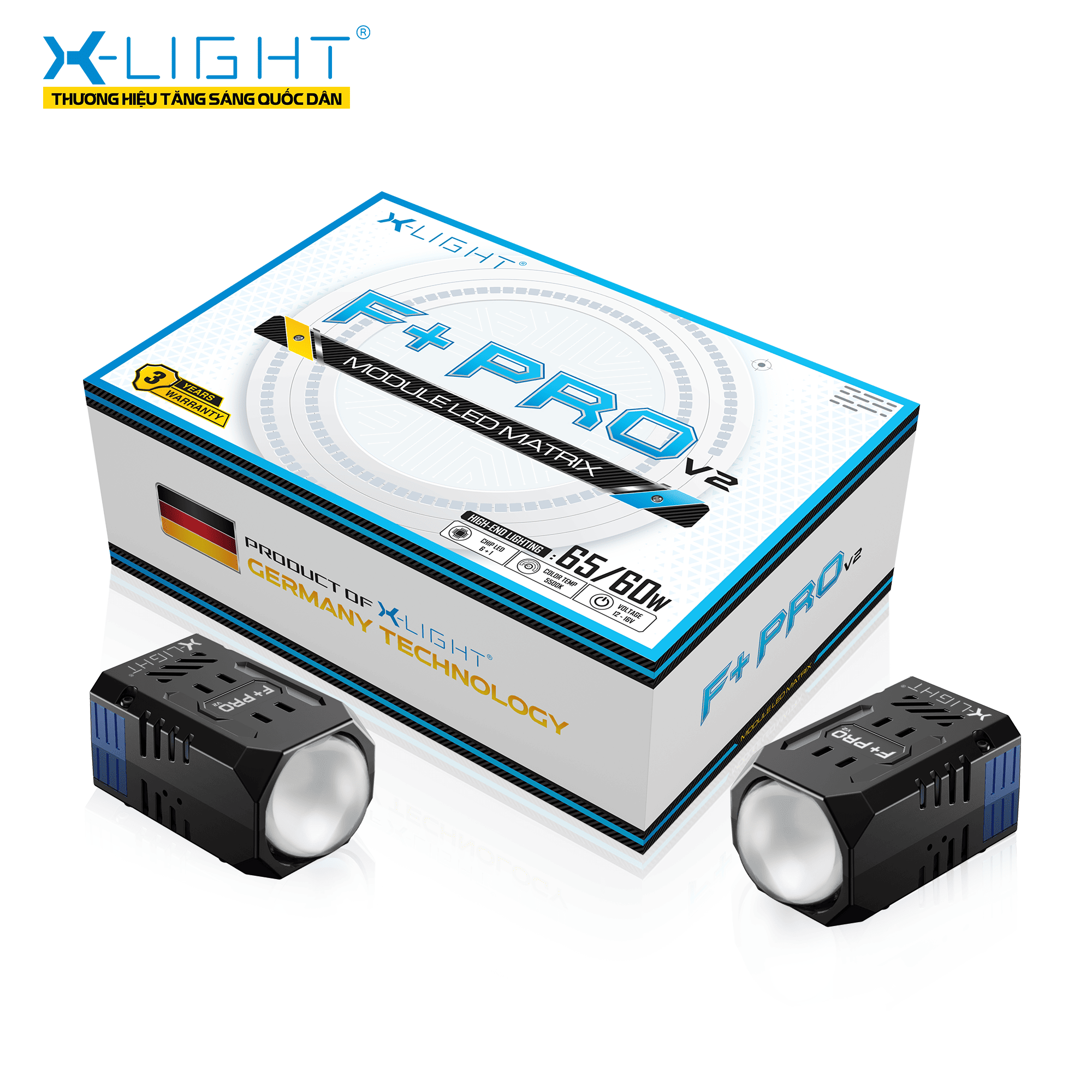 ĐÈN BI LED X-LIGHT F+ PRO - THẾ HỆ THỨ 2